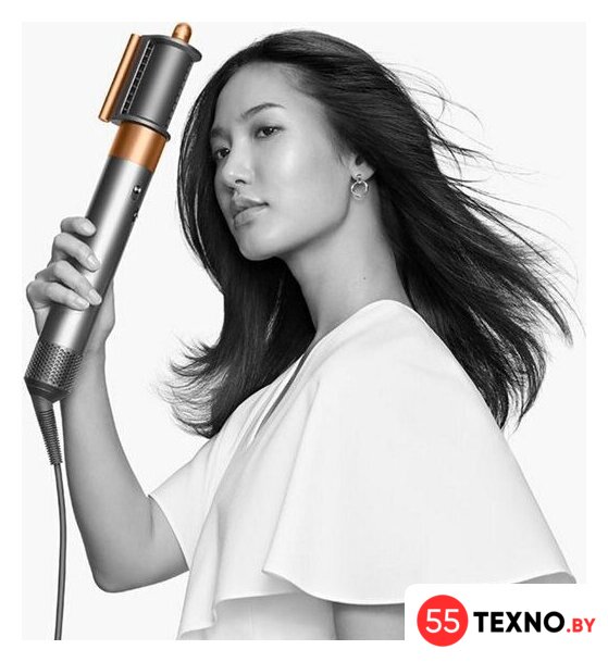 Фен-стайлер Dyson Airwrap Origin HS05 (с переходником на евровилку, никель/медный) - Изображение №5 — Интернет-магазин 55texno.by