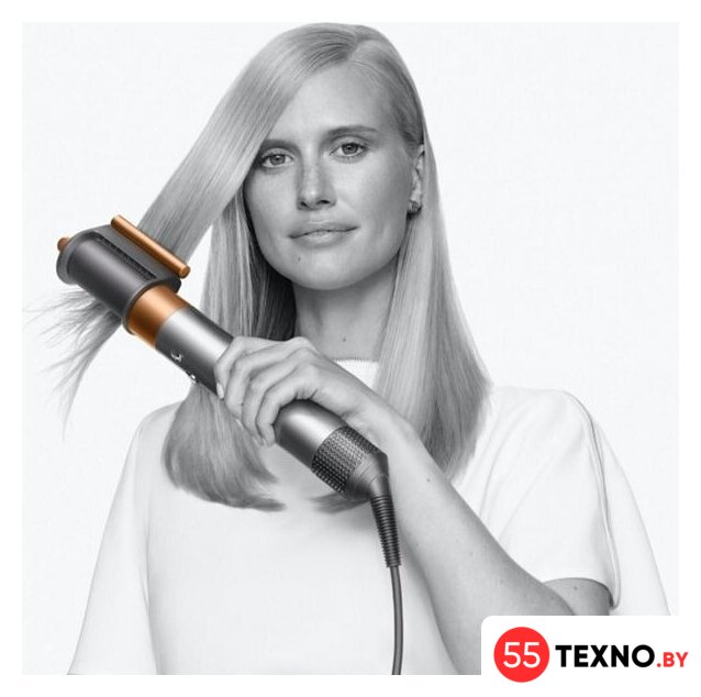 Фен-стайлер Dyson Airwrap Origin HS05 (с переходником на евровилку, никель/медный) - Изображение №6 — Интернет-магазин 55texno.by
