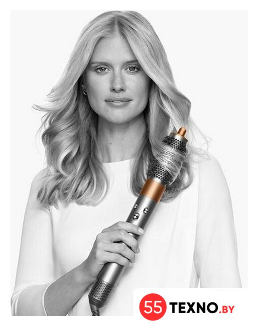 Фен-стайлер Dyson Airwrap Origin HS05 (с переходником на евровилку, никель/медный) - Изображение №3 — Интернет-магазин 55texno.by