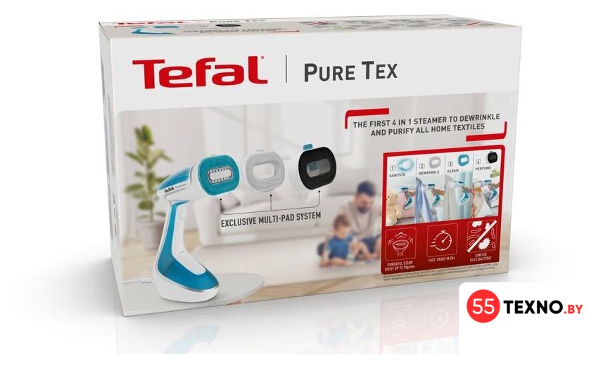 Отпариватель Tefal Pure Tex DT9530E1 - Изображение №7 — Интернет-магазин 55texno.by
