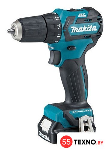 Ударная дрель-шуруповерт Makita HP332DWAE (с 2-мя АКБ, кейс) - Изображение №2 — Интернет-магазин 55texno.by