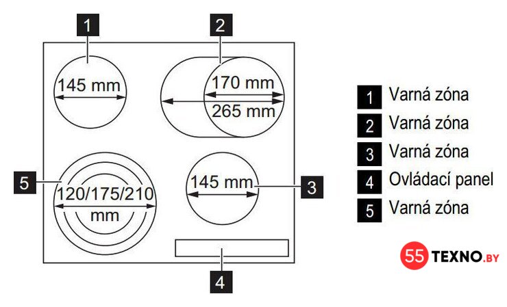 Варочная панель Electrolux EHF46547XK - Изображение №2 — Интернет-магазин 55texno.by