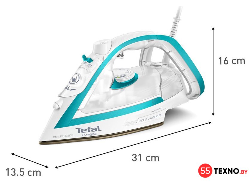 Утюг Tefal Puregliss FV8044E0 - Изображение №9 — Интернет-магазин 55texno.by