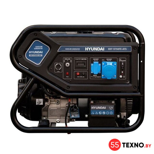 Бензиновый генератор Hyundai HHY9750FE-ATS - Изображение №3 — Интернет-магазин 55texno.by