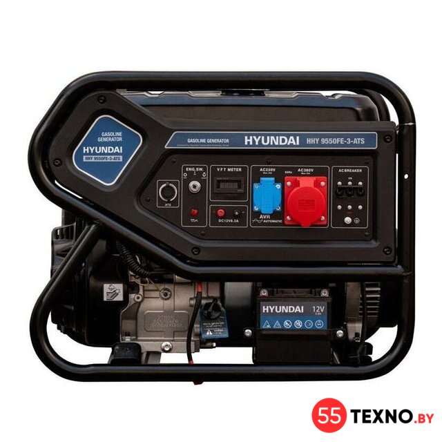 Бензиновый генератор Hyundai HHY9550FE-3-ATS - Изображение №3 — Интернет-магазин 55texno.by