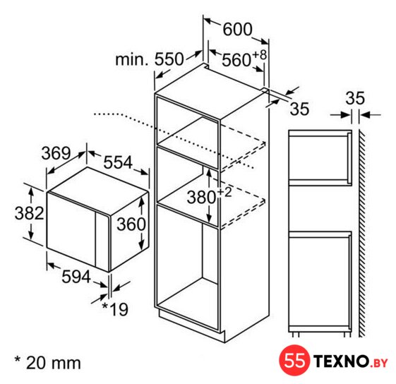 Микроволновая печь Bosch BEL554MS0 - Изображение №4 — Интернет-магазин 55texno.by