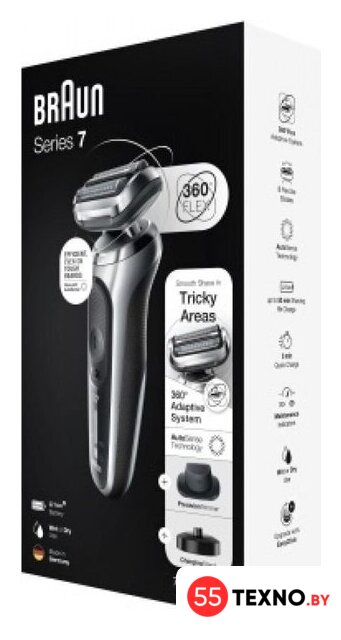 Электробритва Braun Series 7 71-S4200cs - Изображение №8 — Интернет-магазин 55texno.by