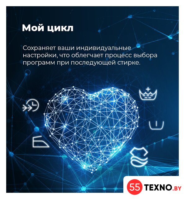 Стиральная машина с вертикальной загрузкой MAUNFELD MFWM127WH - Изображение №24 — Интернет-магазин 55texno.by
