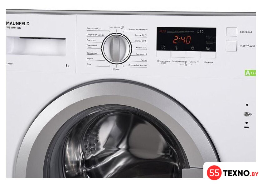 Стиральная машина MAUNFELD MBWM148S - Изображение №7 — Интернет-магазин 55texno.by