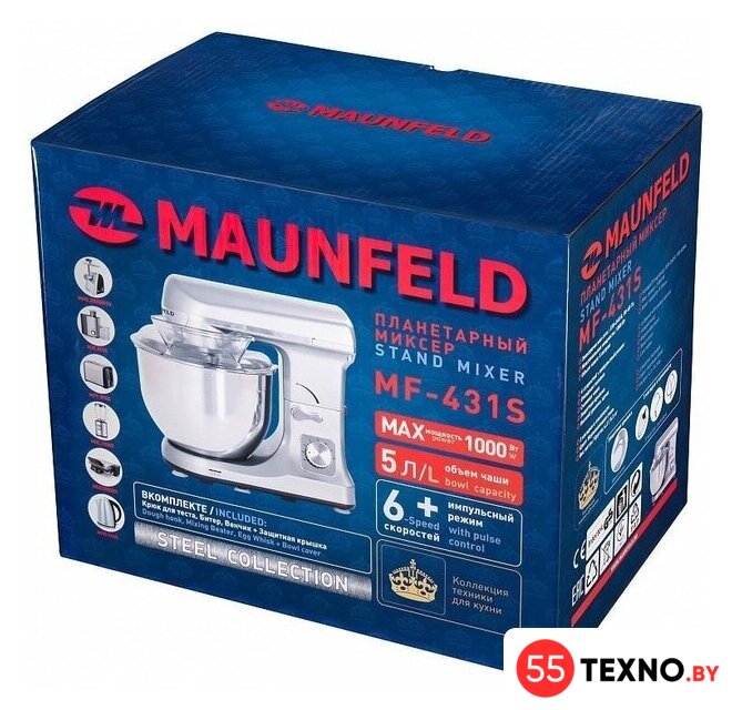 Планетарный миксер MAUNFELD MF-431S - Изображение №10 — Интернет-магазин 55texno.by