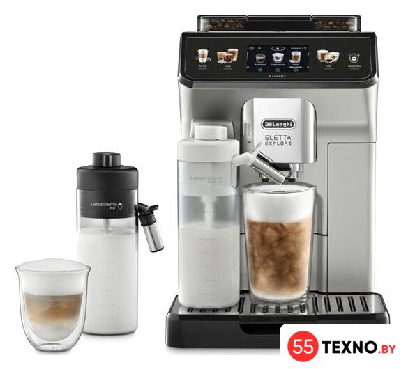 Кофемашина DeLonghi Eletta Explore ECAM450.65.S - Изображение №1 — Интернет-магазин 55texno.by