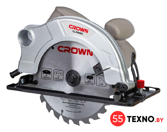 Дисковая (циркулярная) пила Crown CT15074 - Изображение №1 — Интернет-магазин 55texno.by