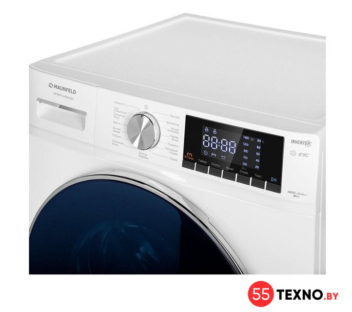 Стиральная машина MAUNFELD MFWM148WH02 - Изображение №4 — Интернет-магазин 55texno.by
