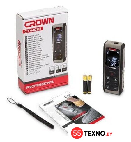 Лазерный дальномер Crown CT44033 - Изображение №8 — Интернет-магазин 55texno.by