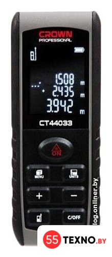 Лазерный дальномер Crown CT44033 - Изображение №1 — Интернет-магазин 55texno.by