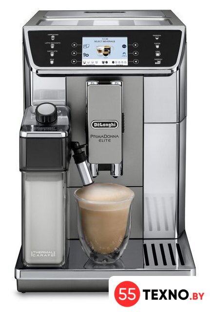 Кофемашина DeLonghi PrimaDonna Elite ECAM 650.55.MS - Изображение №5 — Интернет-магазин 55texno.by