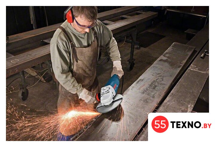 Угловая шлифмашина Bosch GWS 24-230 JH Professional (0601884203) - Изображение №4 — Интернет-магазин 55texno.by