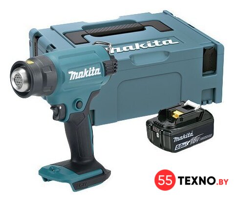 Промышленный фен Makita DHG180RT1J (с 1-им АКБ) - Изображение №1 — Интернет-магазин 55texno.by