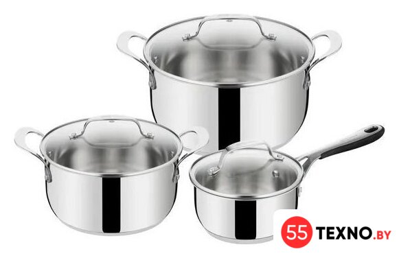 Набор кастрюль Tefal Jamie Oliver Kitchen Essentials E313S674 - Изображение №1 — Интернет-магазин 55texno.by