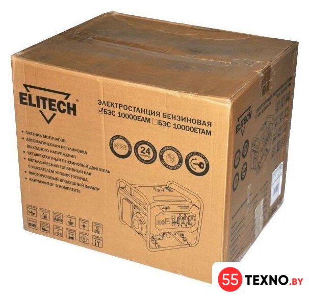 Бензиновый генератор ELITECH БЭС 10000ЕAМ - Изображение №12 — Интернет-магазин 55texno.by