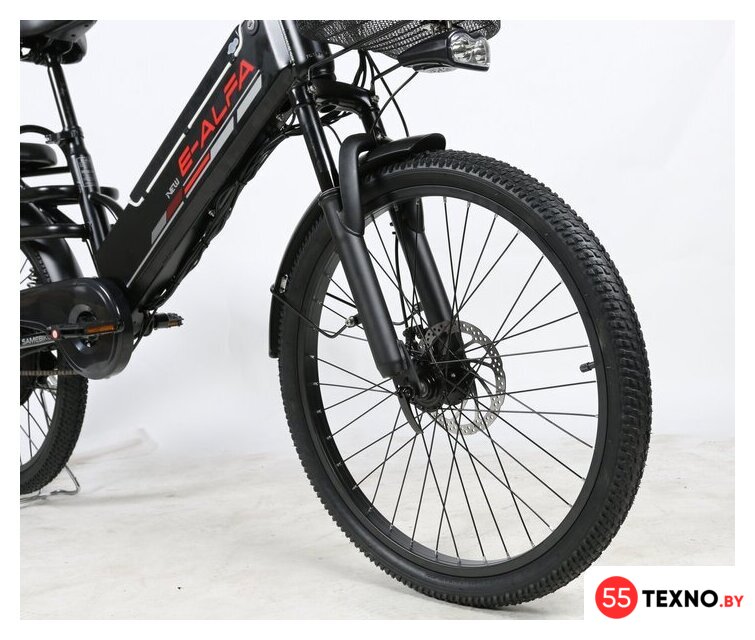Электровелосипед SameBike Е-Alfa New SB-E-ALFA500-48/13 (черный) - Изображение №5 — Интернет-магазин 55texno.by
