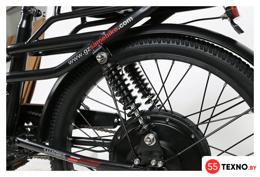 Электровелосипед SameBike Е-Alfa New SB-E-ALFA500-48/13 (черный) - Изображение №10 — Интернет-магазин 55texno.by