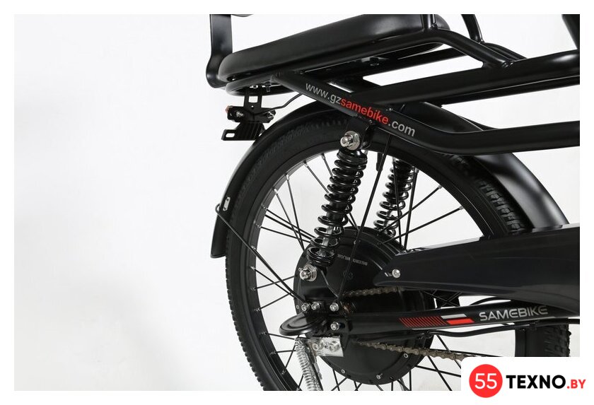 Электровелосипед SameBike Е-Alfa New SB-E-ALFA500-48/13 (черный) - Изображение №9 — Интернет-магазин 55texno.by