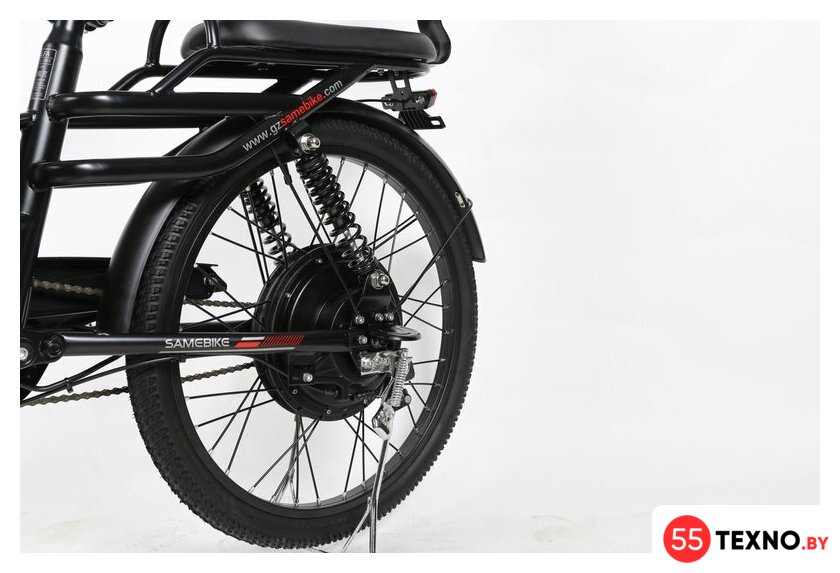 Электровелосипед SameBike Е-Alfa New SB-E-ALFA500-48/13 (черный) - Изображение №8 — Интернет-магазин 55texno.by