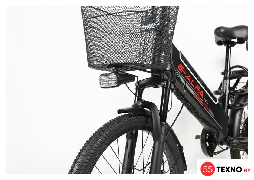 Электровелосипед SameBike Е-Alfa New SB-E-ALFA500-48/13 (черный) - Изображение №4 — Интернет-магазин 55texno.by