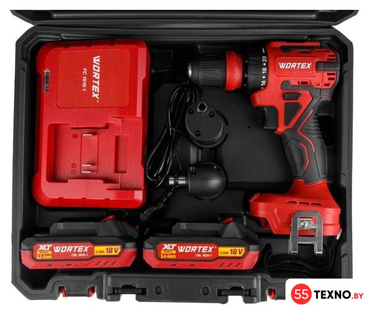 Дрель-шуруповерт Wortex BD 2025 LiSET ALL1 XLT 1325844 (с 2-мя АКБ, кейс) - Изображение №13 — Интернет-магазин 55texno.by