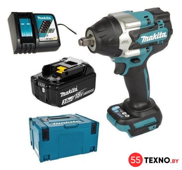 Гайковерт Makita DTW700RF1J (с 1-им АКБ, кейс) - Изображение №1 — Интернет-магазин 55texno.by