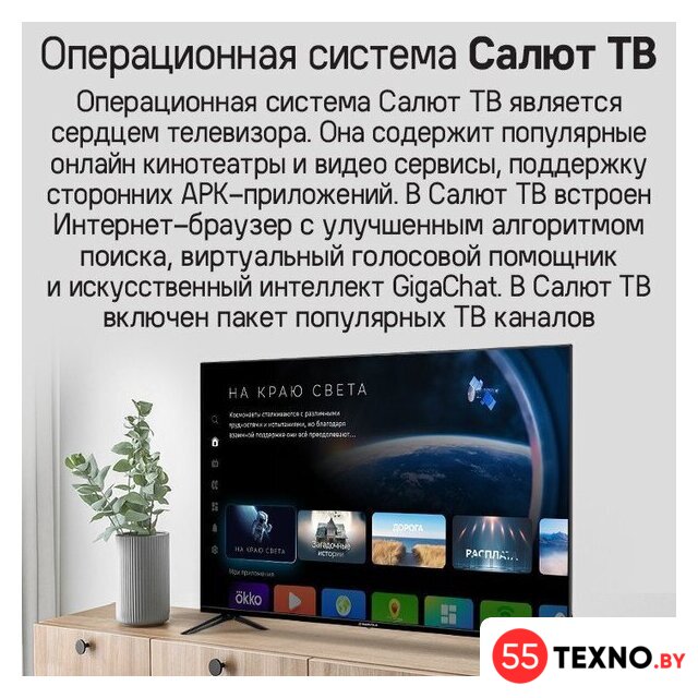 Телевизор MAUNFELD MLT55UST02 - Изображение №13 — Интернет-магазин 55texno.by