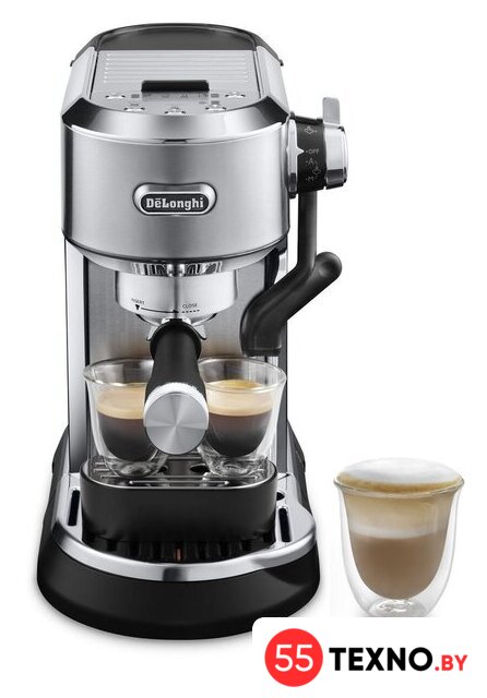 Рожковая кофеварка DeLonghi Dedica Maestro Plus EC950.M - Изображение №4 — Интернет-магазин 55texno.by