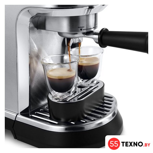 Рожковая кофеварка DeLonghi Dedica Maestro Plus EC950.M - Изображение №3 — Интернет-магазин 55texno.by