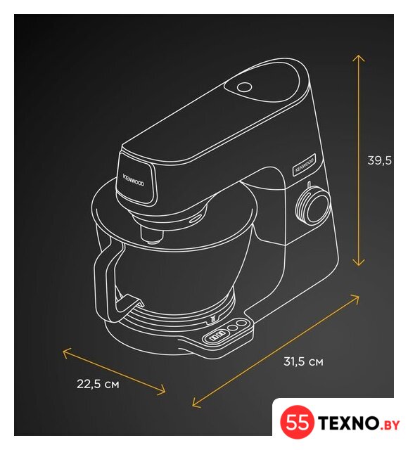 Кухонный процессор Kenwood Titanium Chef Baker KVC85.004SI - Изображение №14 — Интернет-магазин 55texno.by