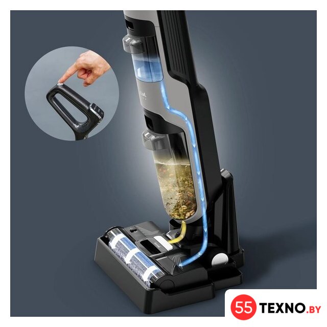 Вертикальный моющий пылесос Tefal X-Clean 4 GF5035F0 - Изображение №16 — Интернет-магазин 55texno.by