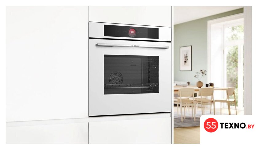 Электрический духовой шкаф Bosch Serie 8 HBG7341W1 - Изображение №5 — Интернет-магазин 55texno.by