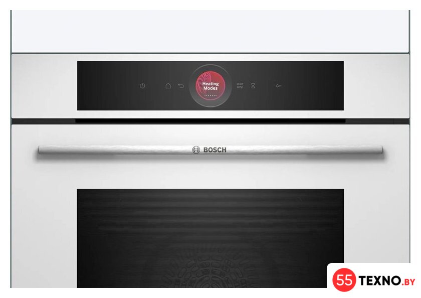 Электрический духовой шкаф Bosch Serie 8 HBG7341W1 - Изображение №2 — Интернет-магазин 55texno.by