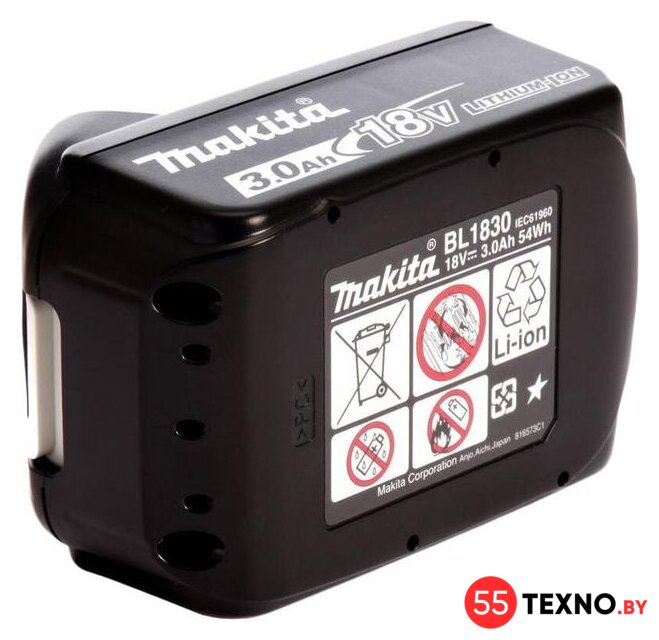 Аккумулятор с зарядным устройством Makita BL1830B + DC18RC (18В/3.0 Ah + 7.2-18В) - Изображение №3 — Интернет-магазин 55texno.by