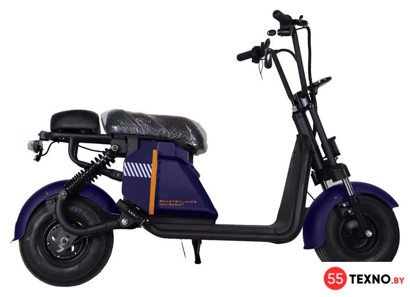 Электроскутер Smart Balance Mini Sport 2024 (синий) - Изображение №1 — Интернет-магазин 55texno.by