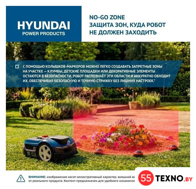 Газонокосилка-робот Hyundai L-Cortex-7 - Изображение №9 — Интернет-магазин 55texno.by