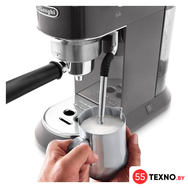 Рожковая кофеварка DeLonghi Dedica Arte EC885.GY - Изображение №3 — Интернет-магазин 55texno.by