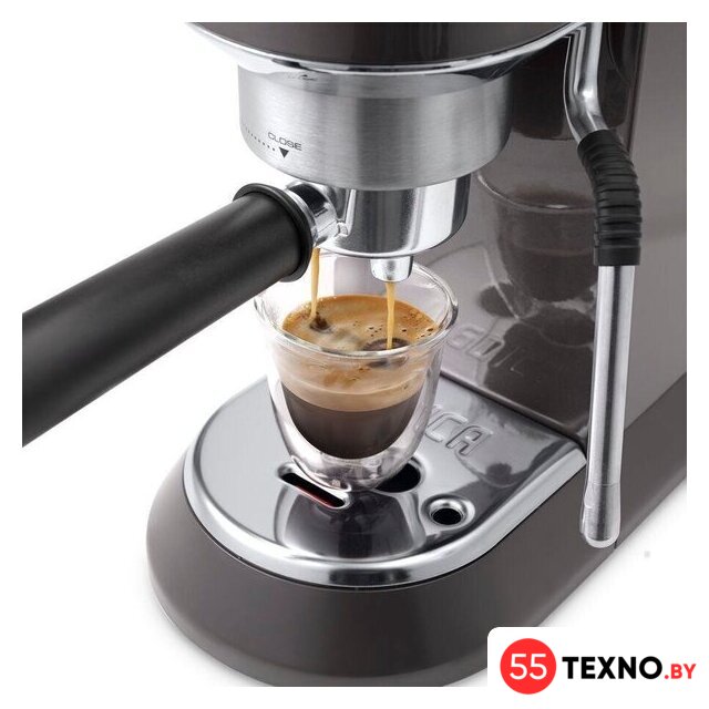 Рожковая кофеварка DeLonghi Dedica Arte EC885.GY - Изображение №4 — Интернет-магазин 55texno.by