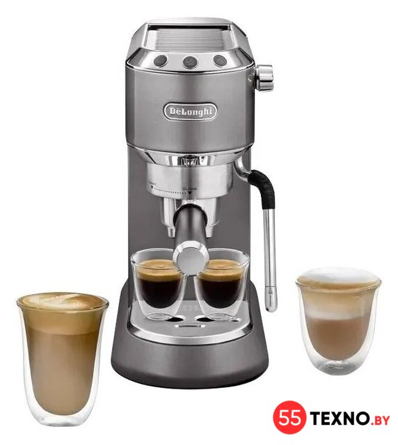 Рожковая кофеварка DeLonghi Dedica Arte EC885.GY - Изображение №1 — Интернет-магазин 55texno.by