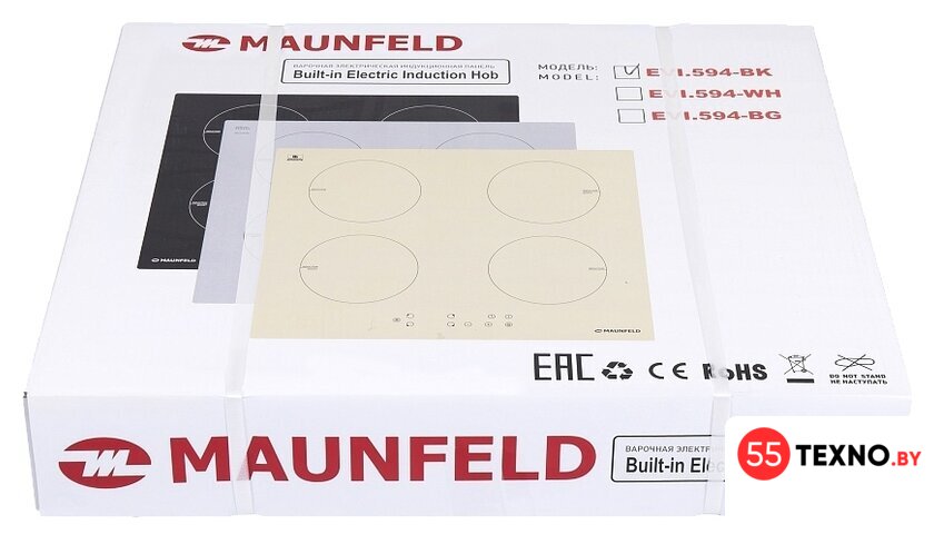 Варочная панель MAUNFELD EVI.594-BK - Изображение №10 — Интернет-магазин 55texno.by
