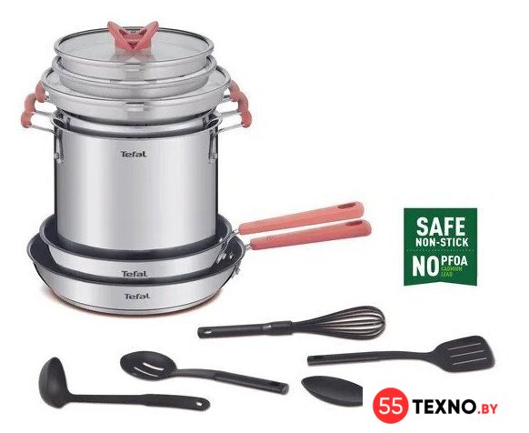 Набор кастрюль Tefal Opti Space G721SD74 - Изображение №1 — Интернет-магазин 55texno.by