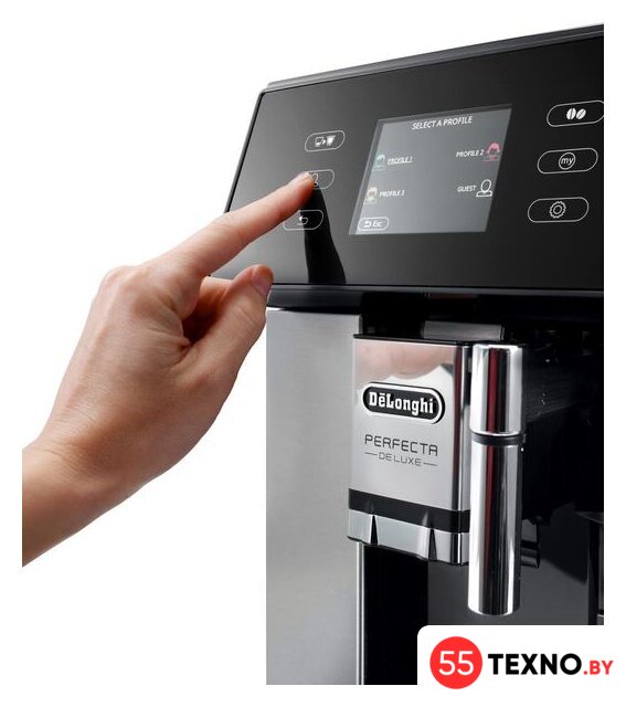 Кофемашина DeLonghi Perfecta Deluxe ESAM460.80.MB - Изображение №5 — Интернет-магазин 55texno.by