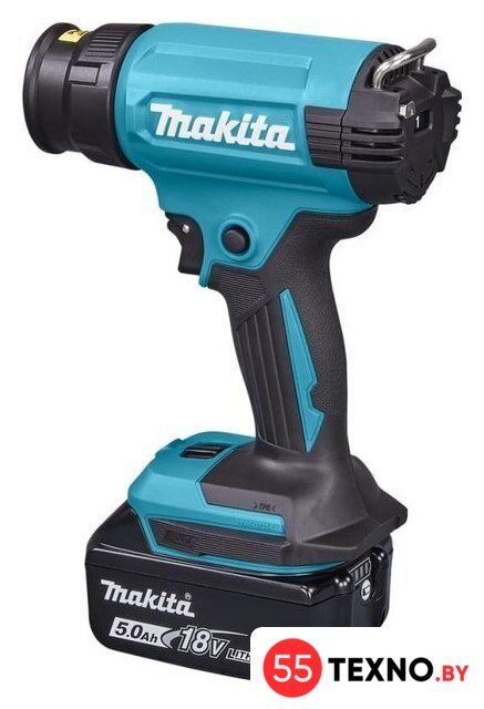 Промышленный фен Makita DHG181RT1J (с 1-им АКБ, кейс) - Изображение №3 — Интернет-магазин 55texno.by