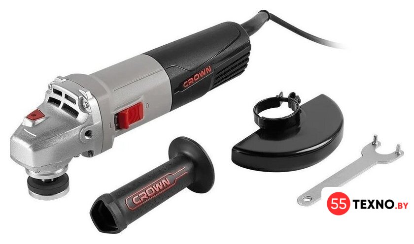 Угловая шлифмашина Crown CT13502-125VC - Изображение №13 — Интернет-магазин 55texno.by