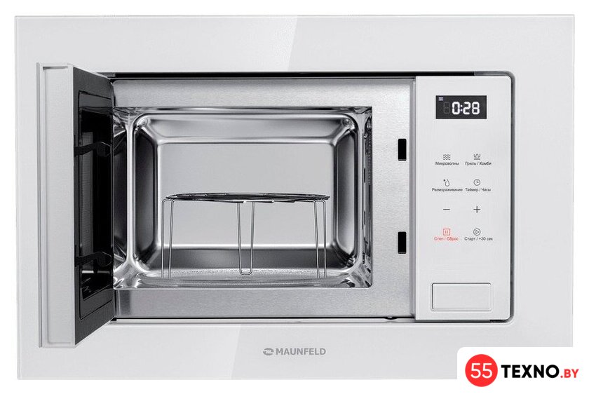 Микроволновая печь MAUNFELD MBMO820SGW10 - Изображение №2 — Интернет-магазин 55texno.by
